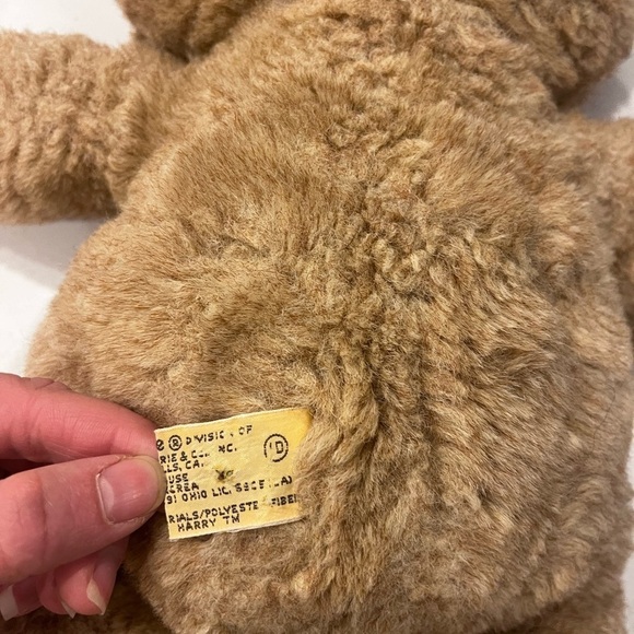 Vintage 
Applause Harry Bear Plush 16 Inch Tan 1986 Stuffed Animal Toy - Picture 5 of 5